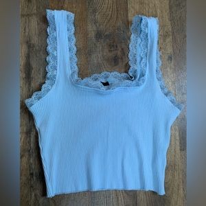 NWOT SIZE L CROPPED TANK TOP WOMENS